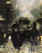 George Wesley Bellows Steaming Streets china oil painting artist